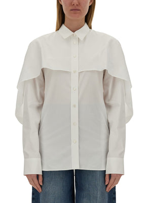 STELLA MCCARTNEY Elegant Women’s Shirt with Cape - Size 40 IT