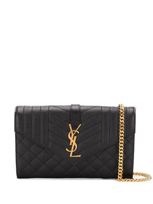 Quilted Black Crossbody Handbag for Women