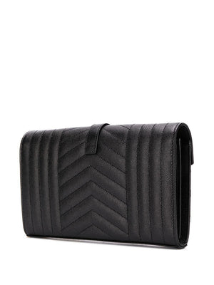 SAINT LAURENT Quilted Black Crossbody Handbag for Women - FW23 Collection