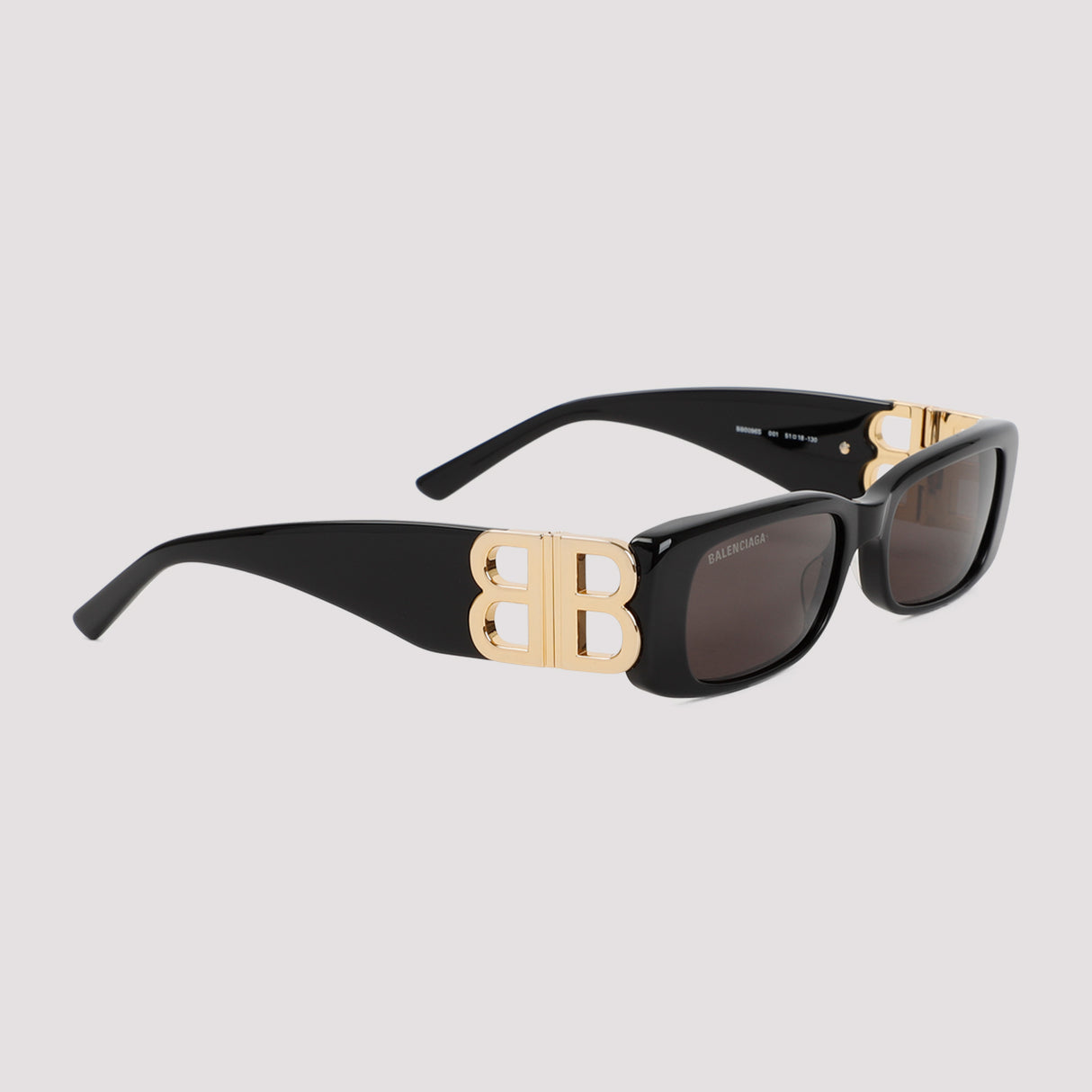 BALENCIAGA Dynasty Rectangle Mini Sunglasses