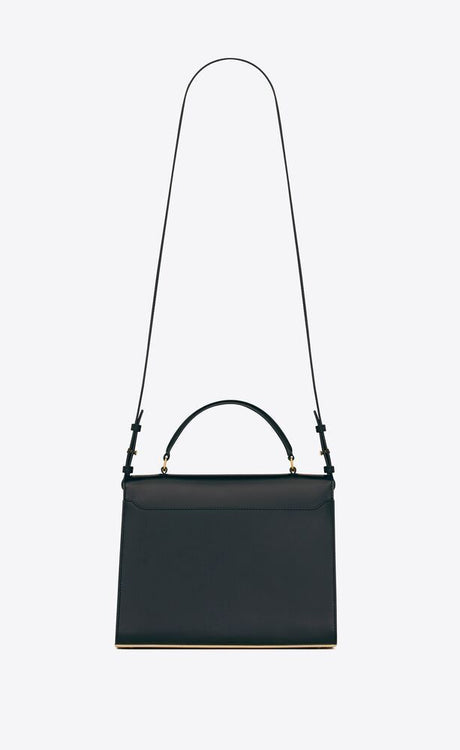 Black Calfskin Shoulder & Crossbody Bag for Women - FW23