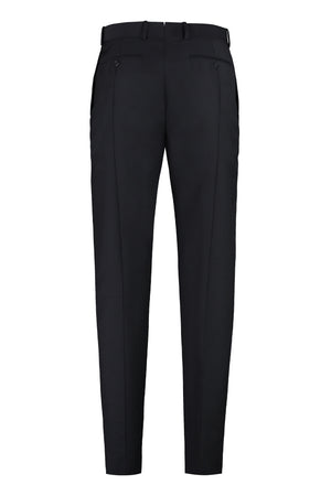 ALEXANDER MCQUEEN Tailored Trousers for Men - Classic Black SS23 Fashion Item