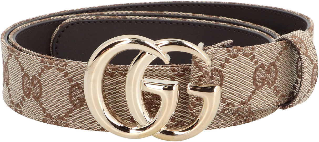 GUCCI Beige GG Marmont Belt with Buckle for Women | SS24 Collection