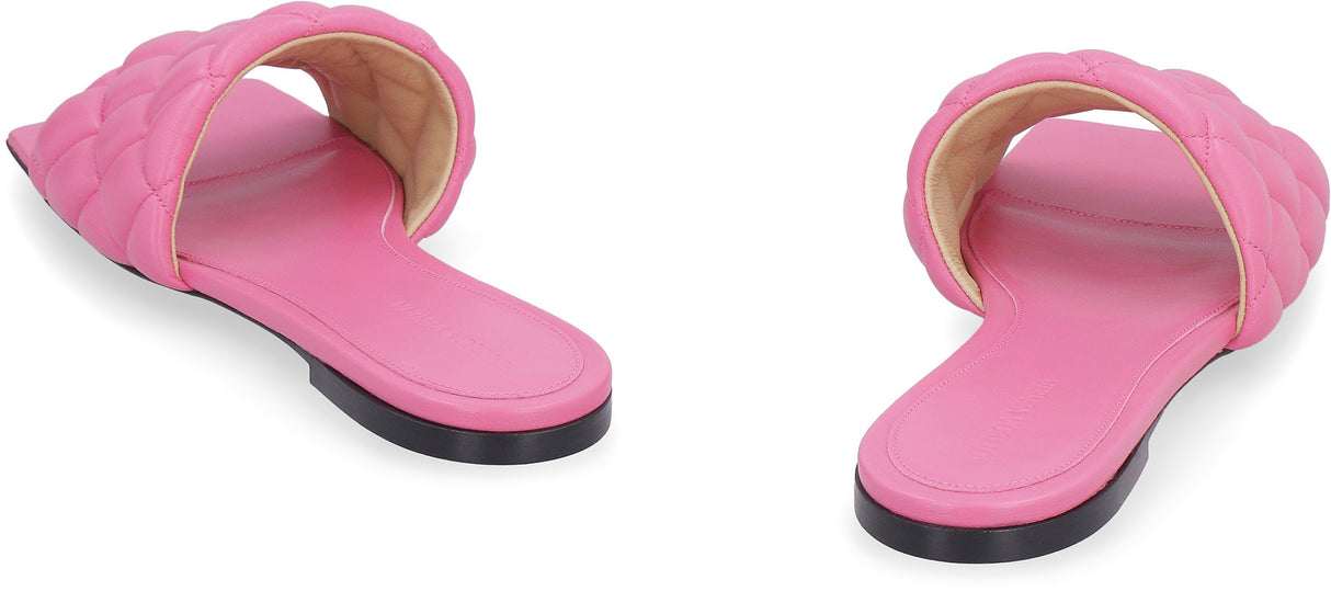 Pink Padded Sandals for Women (FW22 Collection)