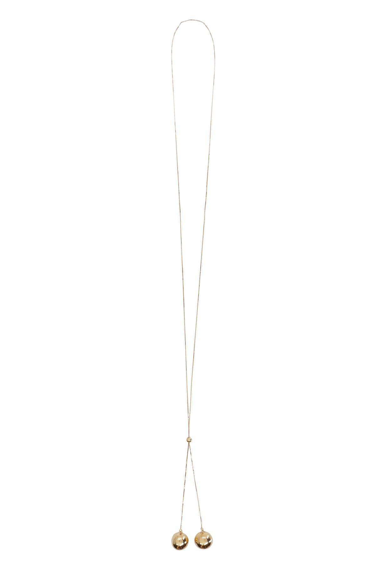 BOTTEGA VENETA Gold 925 Silver Necklace for Women - Length: 96cm, Size: 1.5cm