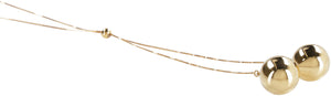 Vòng cổ bạc vàng phong cách cho phụ nữ - Chiều dài 96cm, Kích thước 1.5cm
