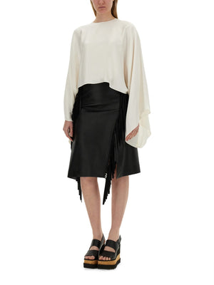 STELLA MCCARTNEY Chic Fringed Skirt - Size 40 IT