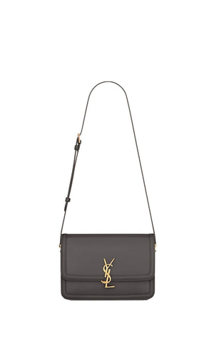 SAINT LAURENT Sleek Black Calfskin Shoulder Handbag for Women