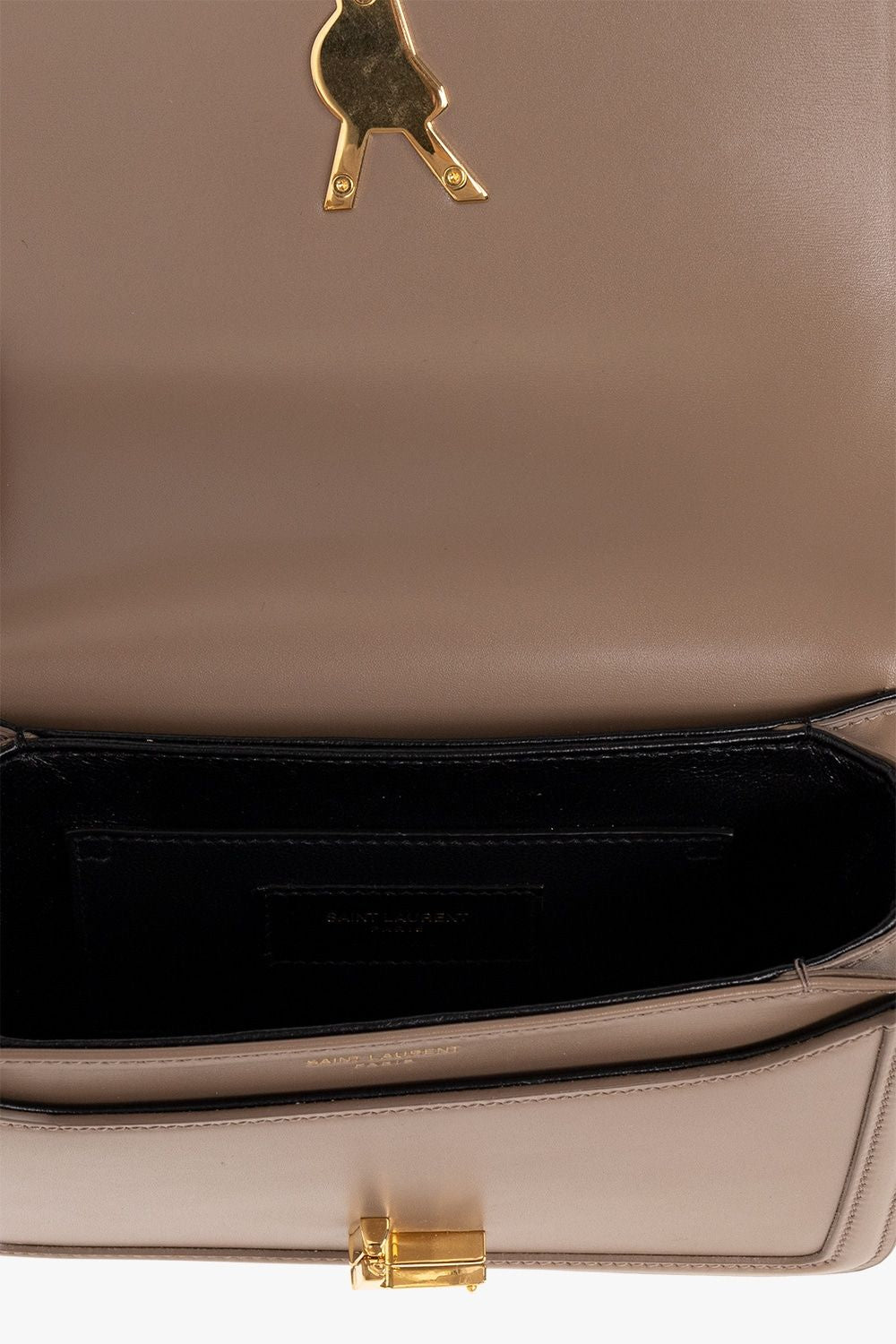 SAINT LAURENT Luxurious Taupe Calf Skin Bag for Fashion-Forward Women in FW22