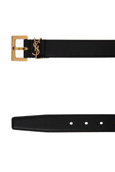 SAINT LAURENT Elegant Nero Belt for Women - SS24 Collection