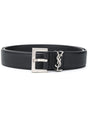 SAINT LAURENT Classic Calfskin Belt for Men