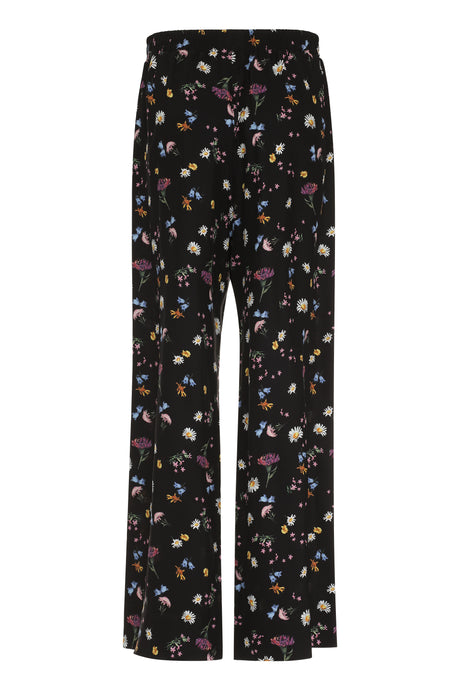 STELLA MCCARTNEY Floral Printed Silk Pants for Women