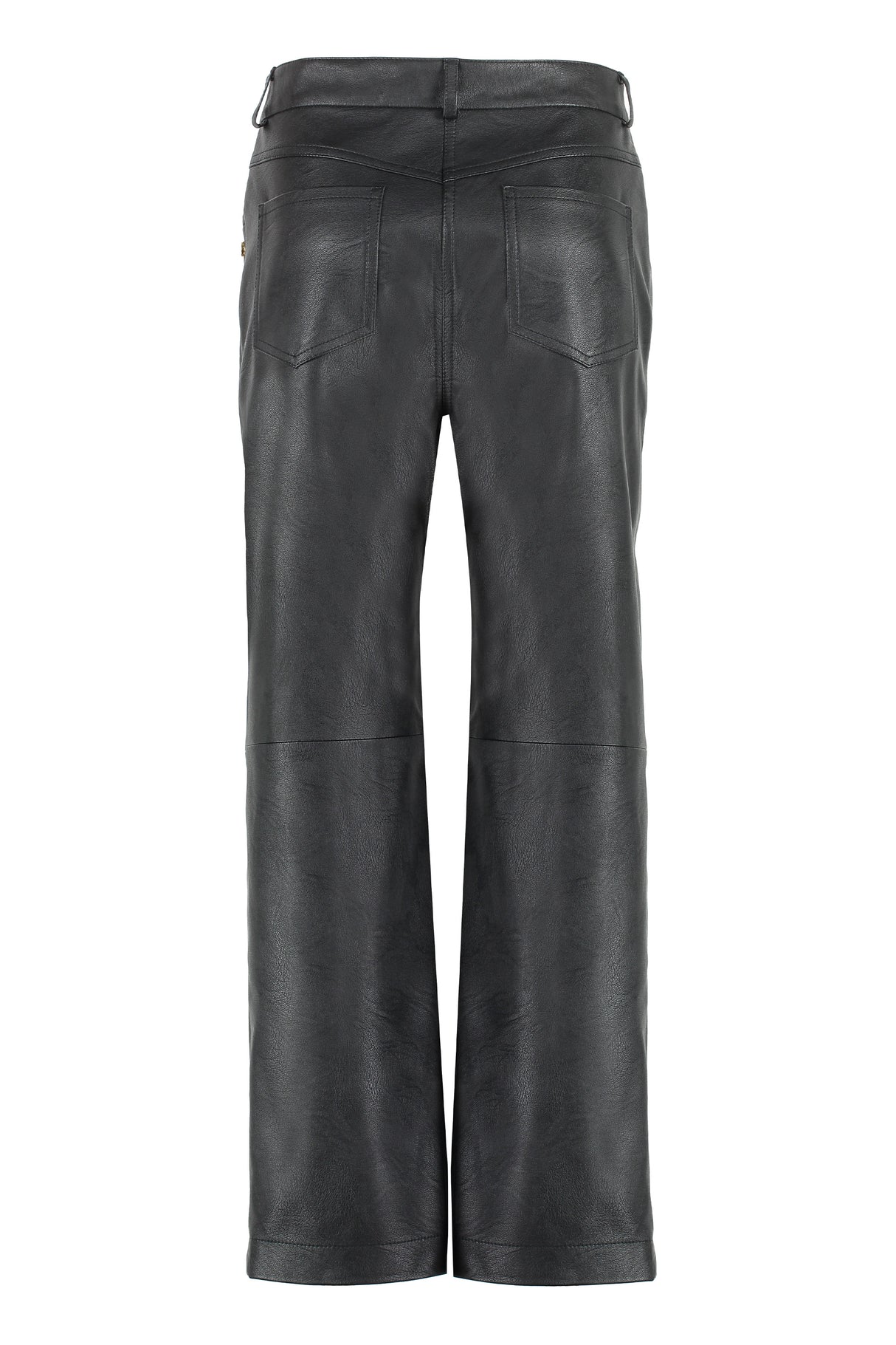 STELLA MCCARTNEY Black Alter Mat Faux Leather Trousers for Women