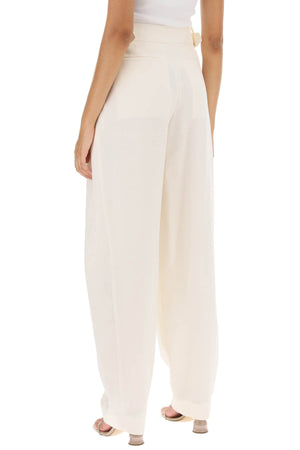Baggy Trousers in Cream 2024 Collection