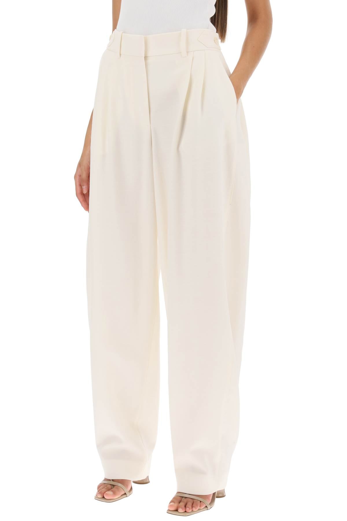 Baggy Trousers in Cream 2024 Collection