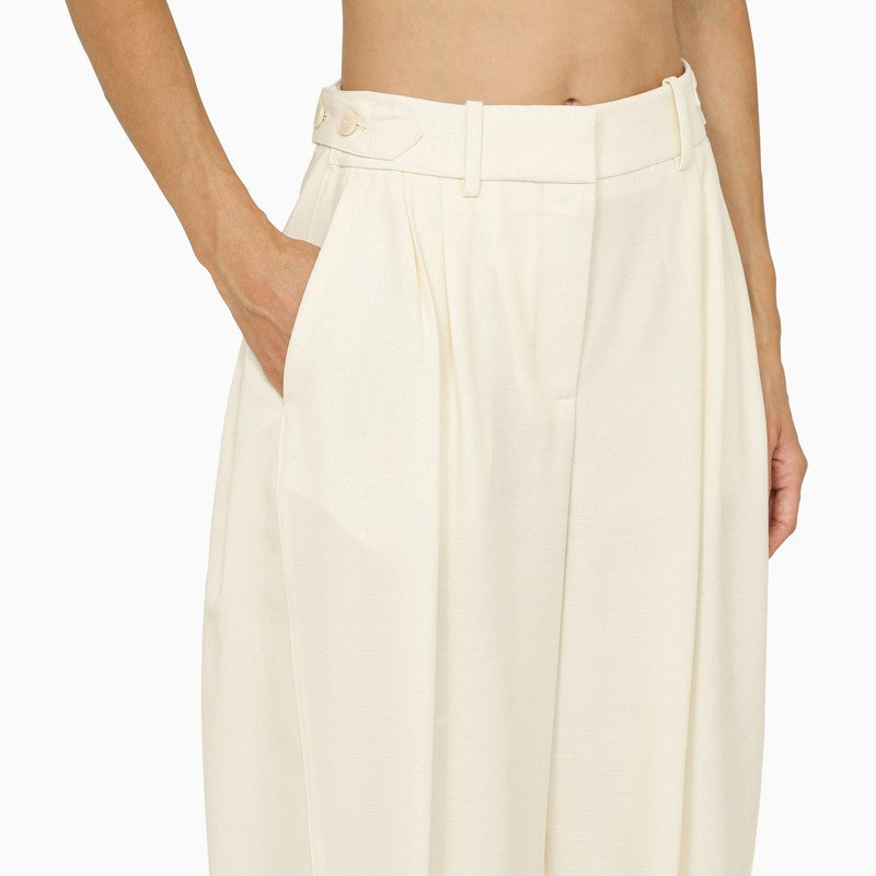 Baggy Trousers in Cream 2024 Collection