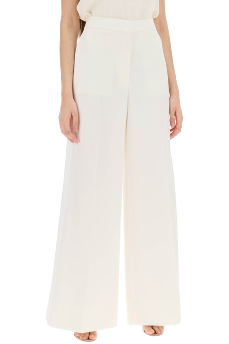Women's High-Waisted Tailored Trousers with Contrast Stripes