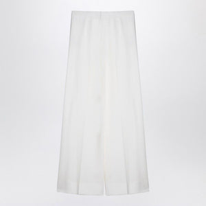 STELLA MCCARTNEY Elegant Cream Wool Flared Pants