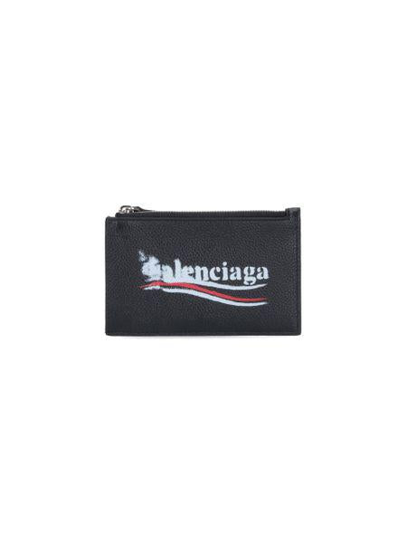 BALENCIAGA Large Cash Grain Leather Cardholder