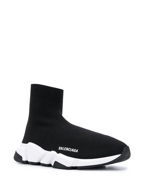 BALENCIAGA Men's Black Speed Knit Sock-Style Sneaker