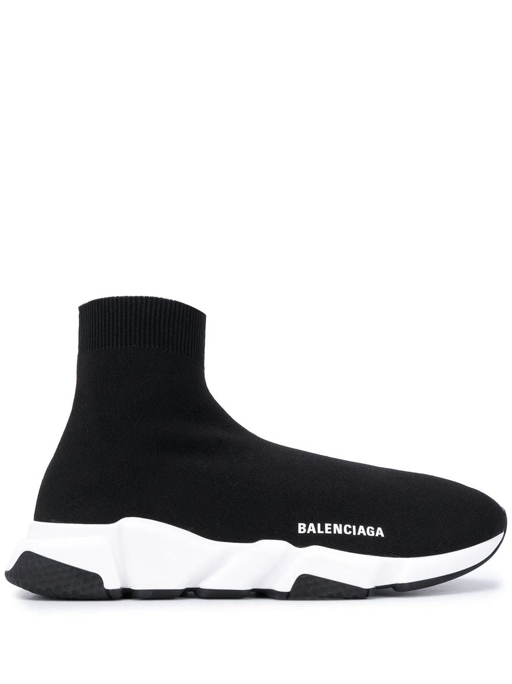 Black Polyester Balenciaga Speed Sneakers for Men