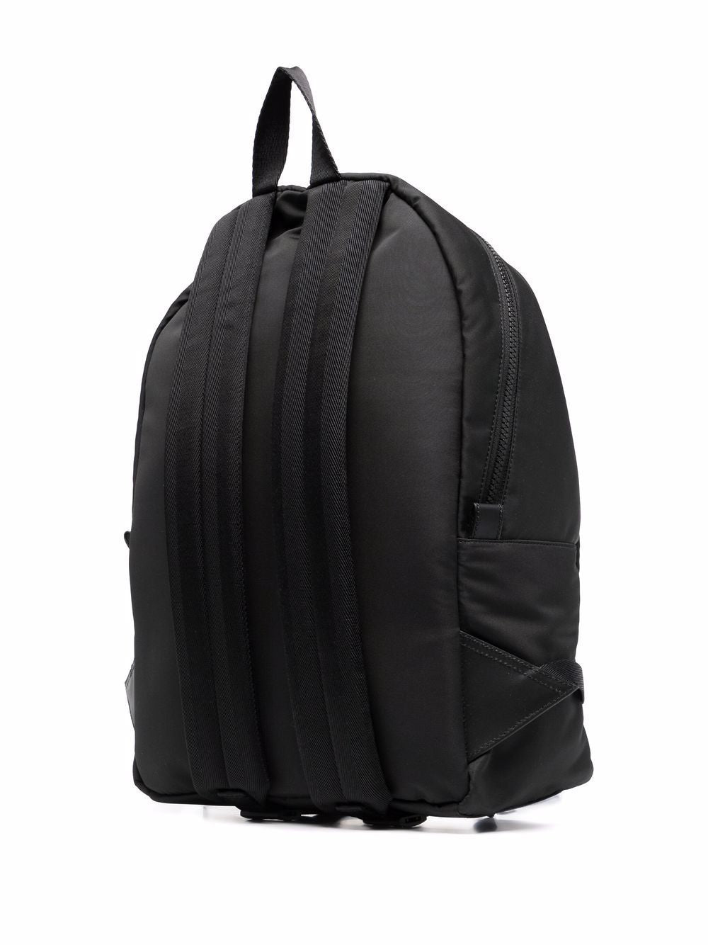 حقيبة ظهر سكراب بتصميم غرافيتي أسود للرجال