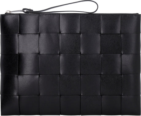 Woven Leather Clutch Pouch for Men