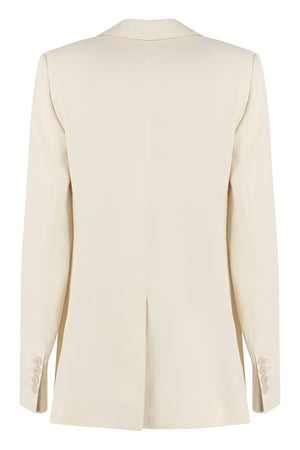 STELLA MCCARTNEY Single-Breasted One Button Jacket for Women in White - SS23 Collection