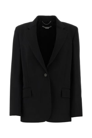 STELLA MCCARTNEY Stylish Eco-Friendly Wool Black Blazer for Women