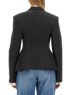 STELLA MCCARTNEY Regular Fit Sculpted Jacket - Women's Outerwear