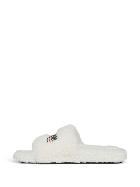 BALENCIAGA Stylish 24SS Women's White Mule/Slipper Sandals