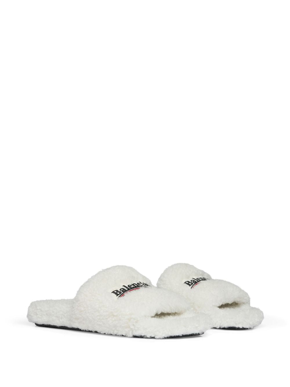 BALENCIAGA Stylish 24SS Women's White Mule/Slipper Sandals