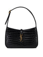 SAINT LAURENT Crocodile Print Mini Shoulder Handbag