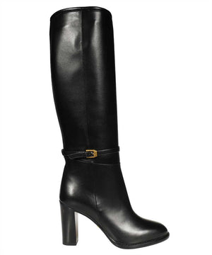 Stylish Black Leather Boots for Women