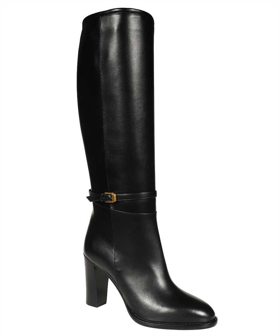 Stylish Black Leather Boots for Women