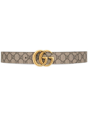 Reversible Belt for Women in Beige