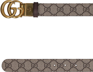 GUCCI Reversible Belt in Beige and Fuchsia for FW23