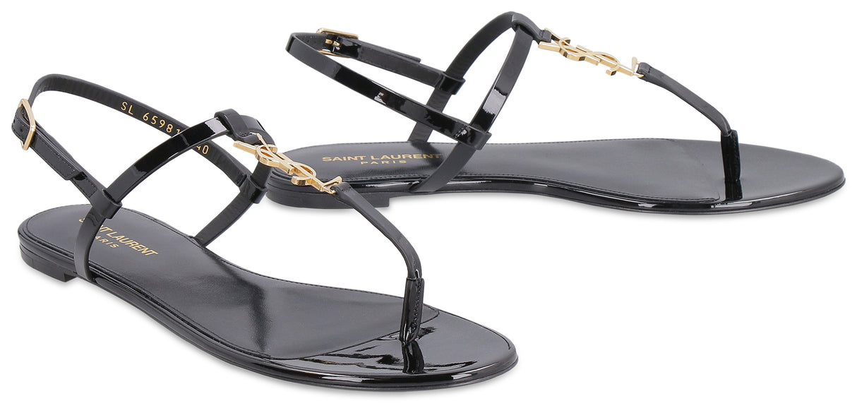 Sandal Cassandra màu đen cho nữ SS24