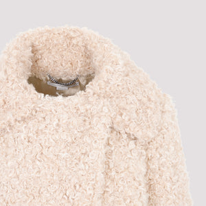 STELLA MCCARTNEY Oversized Panna Vegan Fur Jacket for Women - FW23