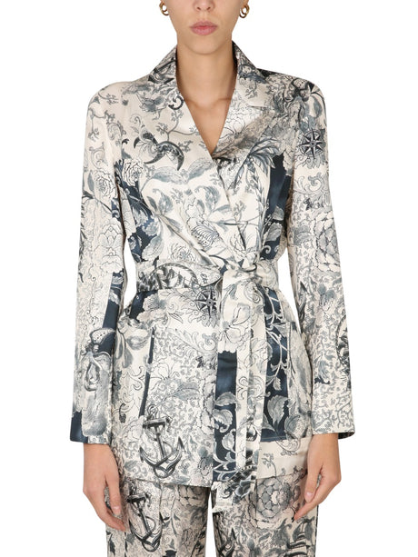 ETRO Women's Mini Kimono Jacket with Adjustable Belt