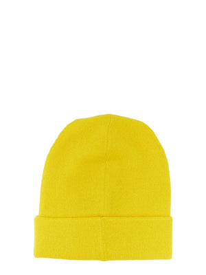 ALEXANDER MCQUEEN Ribbed Knit Logo Hat for Men - FW22 Collection