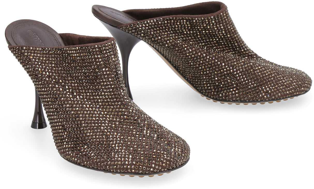 BOTTEGA VENETA Stunning Sparkle Dot Sock Leather Flat for Fashionable Women