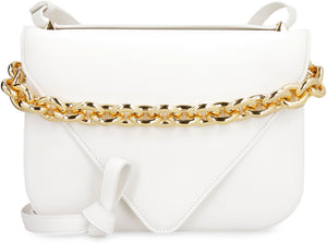 BOTTEGA VENETA White Leather Envelope Handbag for Women - FW21