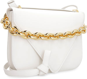 BOTTEGA VENETA White Leather Envelope Handbag for Women - FW21