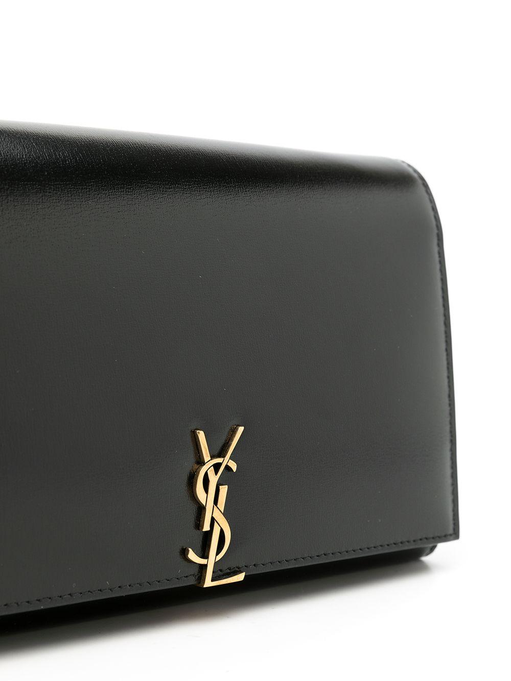 SAINT LAURENT Women's Nero Calf Skin Shoulder and Crossbody Handbag for FW23