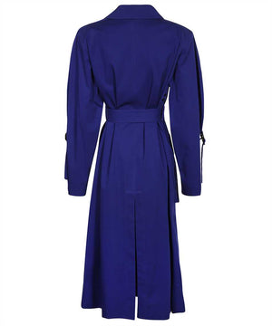 藍色長款女士風衣- SS23 系列
