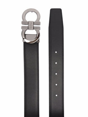 Reversible Gancini Hook Belt - SS24 Collection