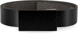 FERRAGAMO Men's Reversible Leather Belt for FW23