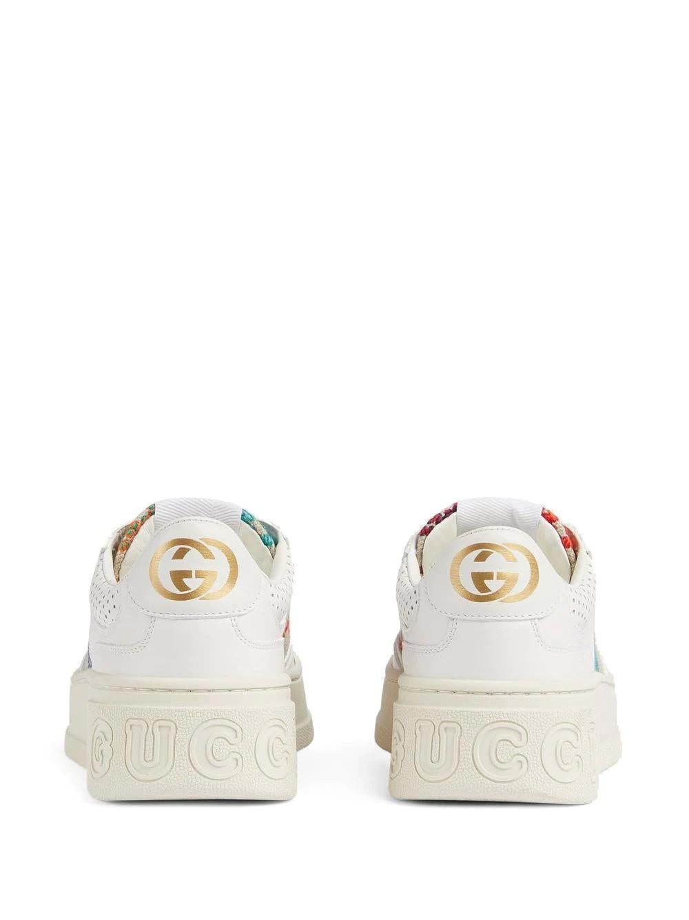 GUCCI White Multi-Color Sneakers for Women - Spring/Summer 2024 Collection