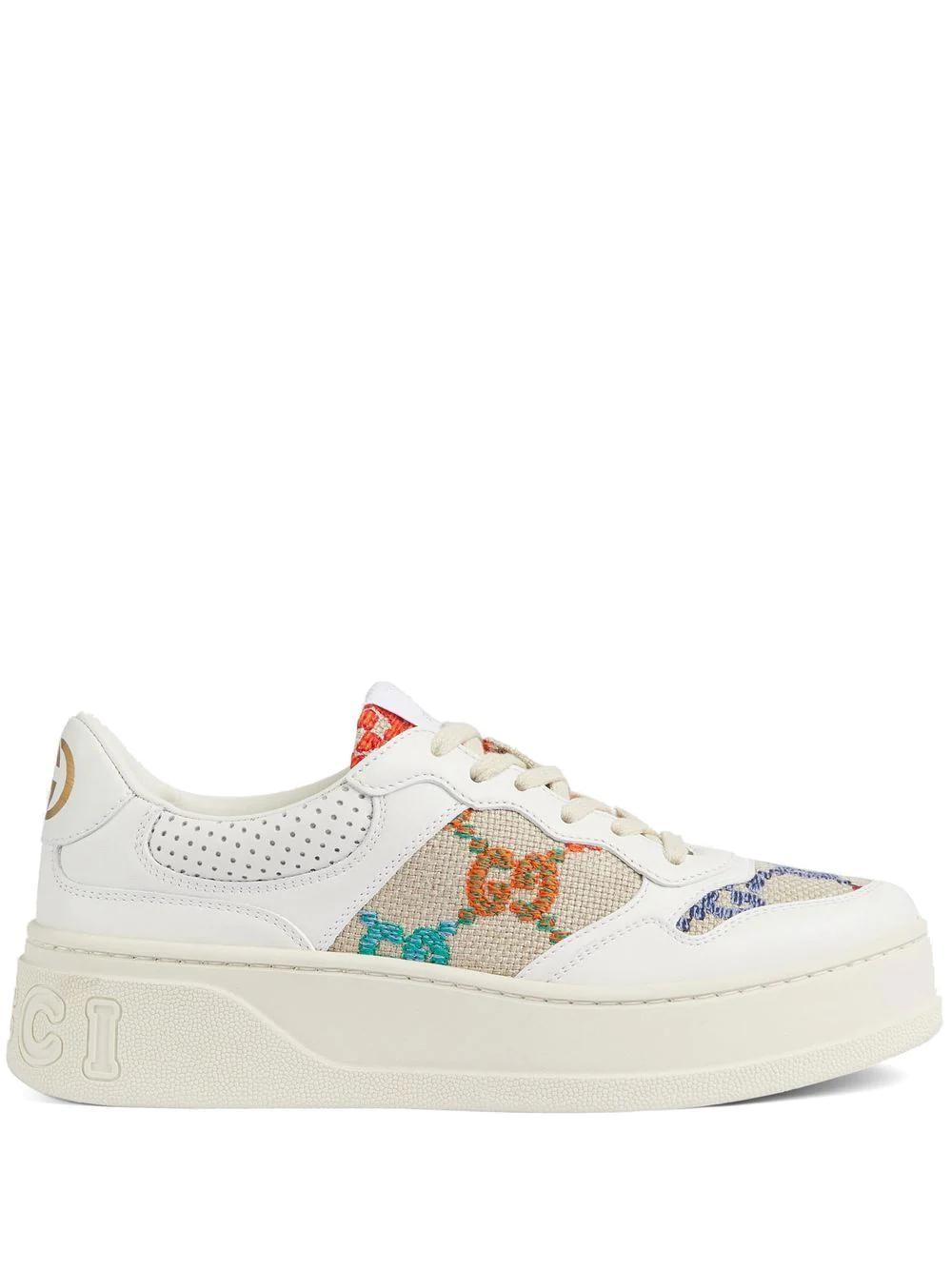 GUCCI White Multi-Color Sneakers for Women - Spring/Summer 2024 Collection